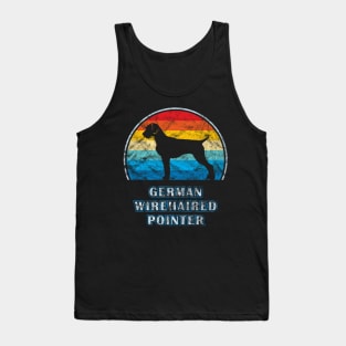 German Wirehaired Pointer Vintage Design Dog Tank Top